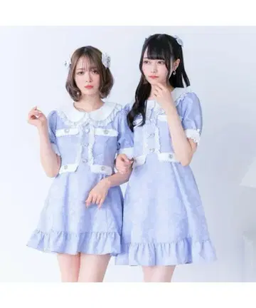 디어마이러브 원피스 스카이블루