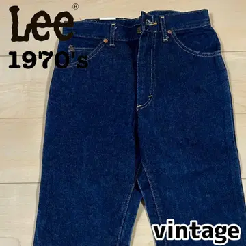 Lee 1970년대 42 TALON 빈티지 데님 다크 네이비 27 34