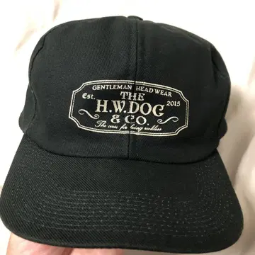 H.W.DOG & CO. 캡 2015년제