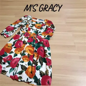 [새상품급] M'S GRACY 플라워 프린트 원피스
