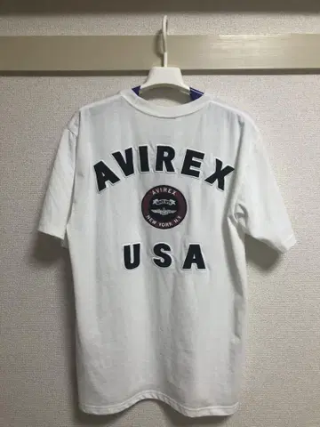 AVIREX 화이트 티셔츠 M 사이즈