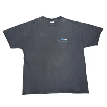 AT&T 페이드 티셔츠 Hanes XL 빈티지