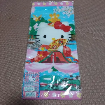 지역 한정 헬로키티 핸드 타월 이세 버전