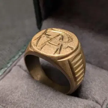 놋쇠 25호 [FA] 우크라이나산 남성용 빈티지 시그넷 반지