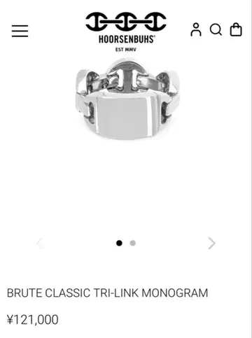 호센부 BRUTE CLASSIC TRI-LINK MONOGRAM