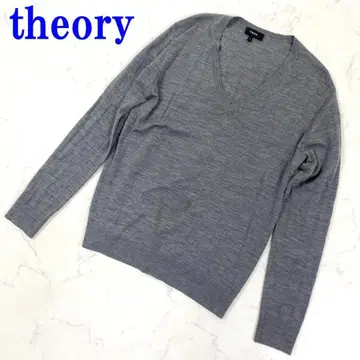 19년 제조 theory 띠어리 니트 그레이 울 V넥 S C2221