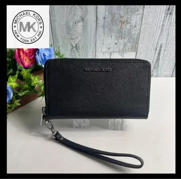 [새상품] 마이클코어스 Michael Kors 장지갑 지퍼 블랙