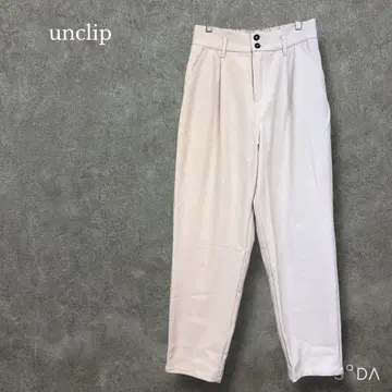 언클립 unclip [ M ] 테트론 트윌 팬츠 뒤 밴딩 아이보리