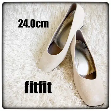 [새상품급] fitfit 스퀘어토 펌프스 24.0cm