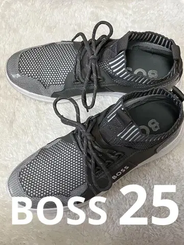 HUGO BOSS 스니커즈 런 니트 로우컷 25.0