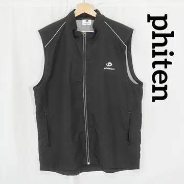 컨디션 최상 phiten 나일론 베스트 슬리브리스 메쉬 로고 XXL