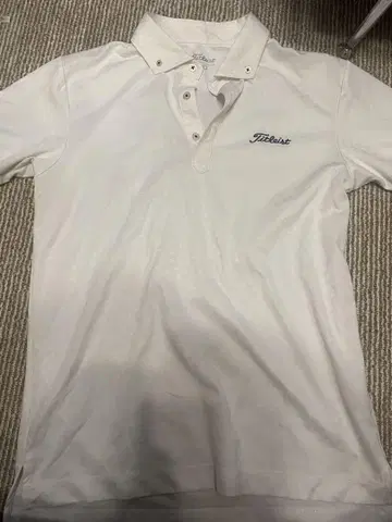 Titleist 피케 셔츠 M 화이트