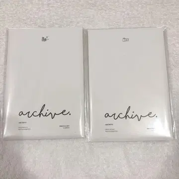 미개봉 새상품 차은우 archive 사진 세트 A, B