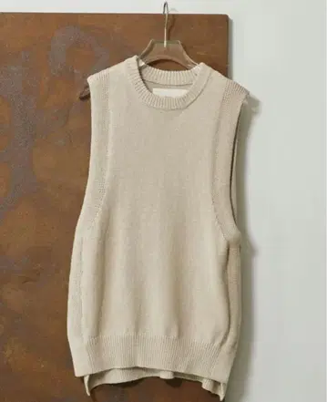 todayful 이번 시즌 Cottonlinen Knit Vest 내추럴