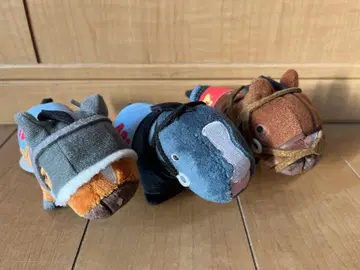 말 봉제 인형 마스코트 3체 세트