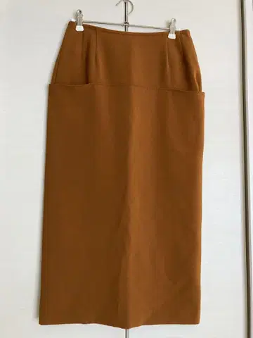 데미룩스 빔즈 사이드 포켓 타이트 스커트 브라운 36