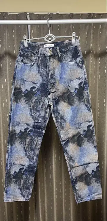 추상 패턴 팬츠 ZARA