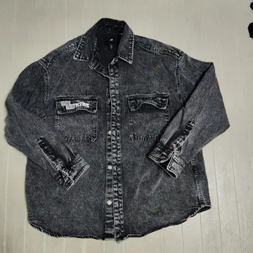 H&M 그레이 데님 자켓 S 사이즈