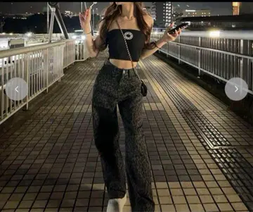 새상품 shoko x SUREVE 레오파드 팬츠 58P 아베일