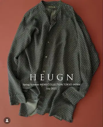 [ HEUGN 유겐 ] Morris PRINT Navy