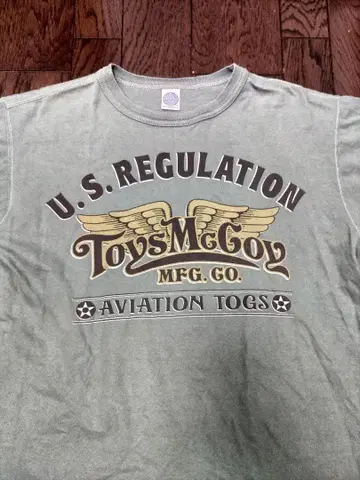 TOYS McCOY ARMY NAVY 티셔츠 L 올리브 카키