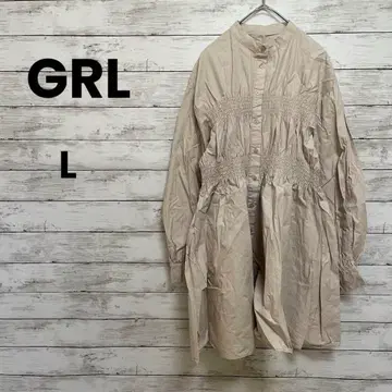 [그레일] GRL 튜닉 (L) 밴딩 셔링 귀여움