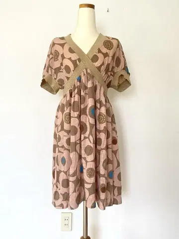 TSUMORI CHISATO 원형 무늬 원피스