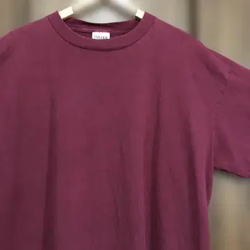 빅 90s USA TULTEX 무지 티셔츠 2XL 버건디