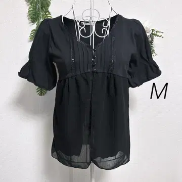 이카 반팔 가디건 M 블랙 캐주얼 티셔츠 면 100%