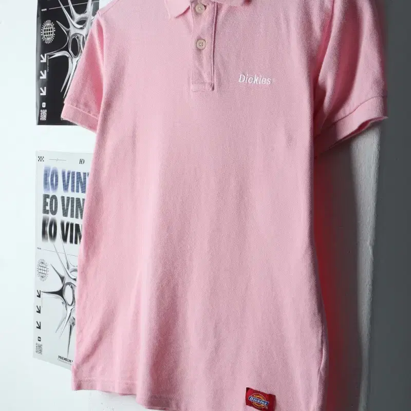 DICKIES 디키즈 W(S) Dickies Short Sleeve Polo Shirt, Partially