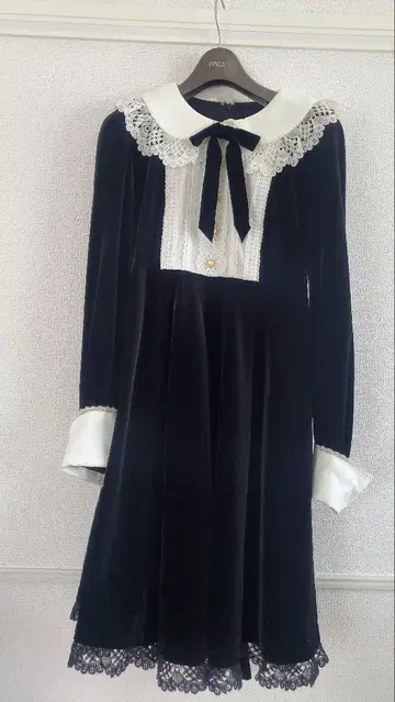 Lady Ribbon 원피스 set 블랙 엔젤릭 프리티