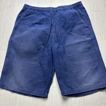 BILLABONG 빌라봉 코듀로이 하프 팬츠 L 청자색 실측치수 W