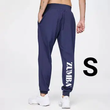 ZUMBA 네이비 팬츠 S 남녀 공용 새상품
