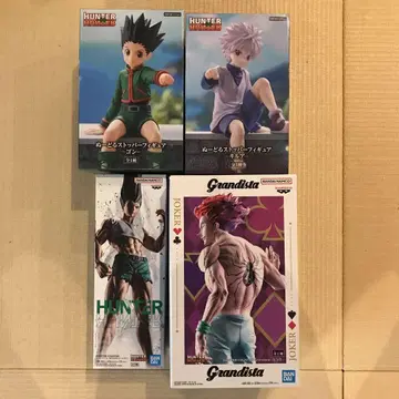 HUNTER x HUNTER 곤 키루아 히소카 피규어 4세트