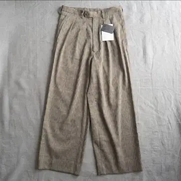 m's braque TUCKED WIDE PANTS
