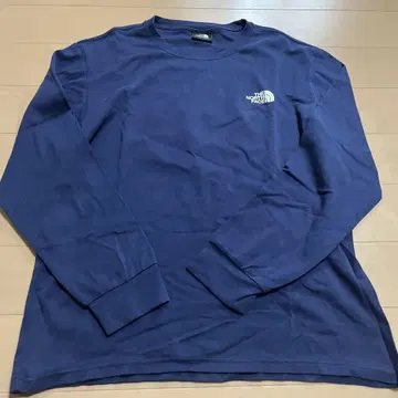 THE NORTH FACE 네이비 긴팔 티셔츠 L