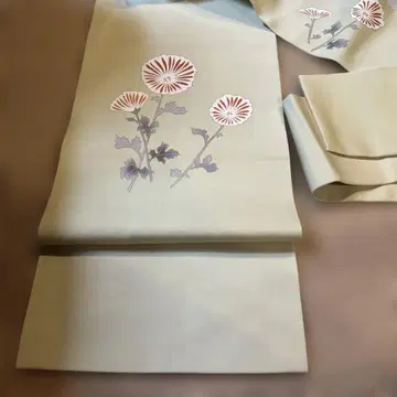 순수 실크 시오제 염색 오비 나고야
