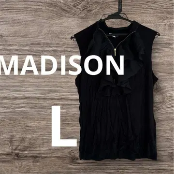 익명 배송 MADISON 블랙 민소매 L