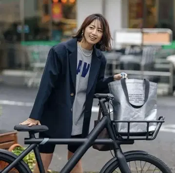 [미개봉 새상품] 히가시하라 아키 FORME 쿨러 토트백 차콜 보냉백