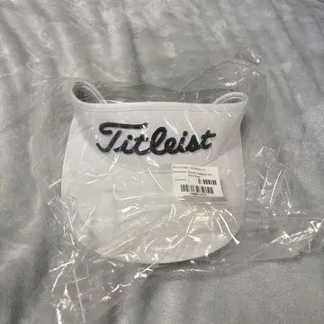 새상품 Titleist 타이틀리스트 골프 선바이저 화이트 블랙