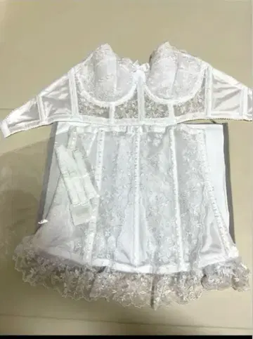 화이트 브라이덜 이너 브라 D70/허리 70