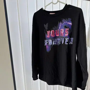 FOREVER 21 블랙 맨투맨 M
