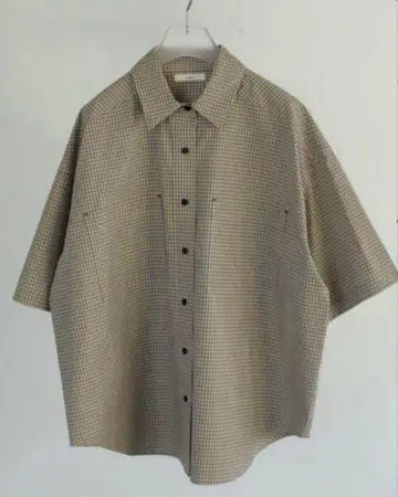 [ anuke ] Check Over Shirts