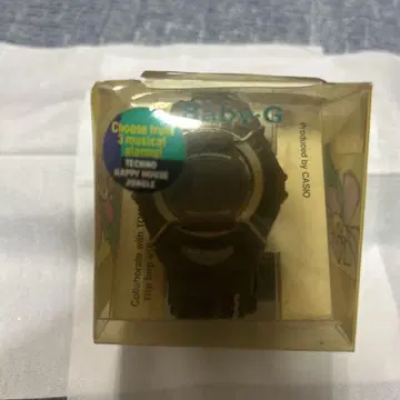 CASIO Baby-G 블랙 음악 선택 기능 포함