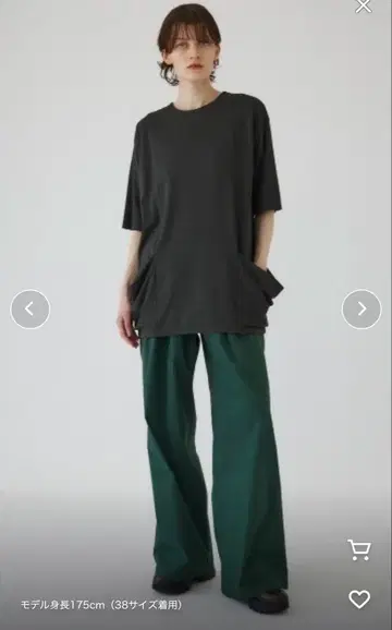 RIM.ARK(림아크) Drape pocket cut tops 36