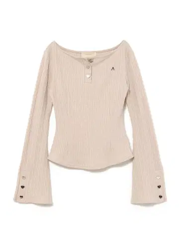 Dorothy heart tops Beige