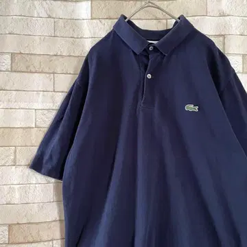 LACOSTE 라코스테 반팔 피케 셔츠 네이비 S