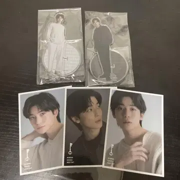 당일 익명 발송 타카하시 후미야 아크릴 스탠드 2개, 포토 카드 세트