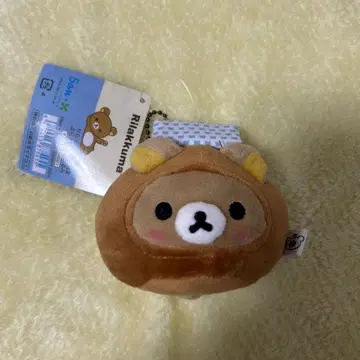 리락쿠마 사보 리락쿠마노유 한정판 매달린 봉제인형 리락쿠마 만쥬