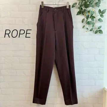 [ROPE] 턱 테이퍼드 팬츠 (사이즈 60-86) 보라색 계열